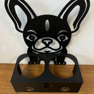 FBT 2 Bölmeli Metal Köpek Beslenme Kabı