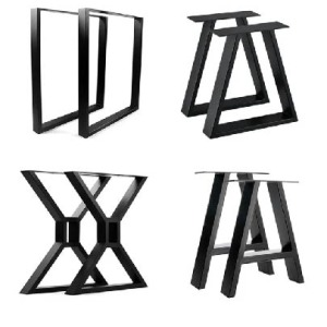 FBT Sehpa Ayağı Metal Şekilli Siyah Metal Ayak(1 ADETTİR)model Belirtiniz)