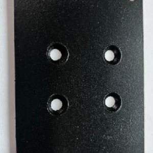 FBT Mobilya Bağlantı Üst Metal Aksamı Metal Parça (SADECE 1 ADET SİYAH METAL PARÇA)